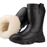 Bota Masculina De Neve Com Pelúcia Impermeável - Promoção de Inverno 2025