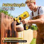 Pistola Pulverizador de Tinta Portátil 850W + 2 Baterias 48V